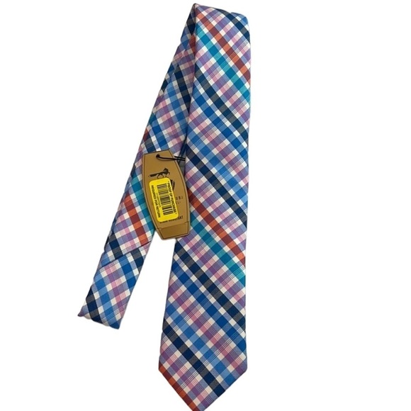 𝅺CLASSIC CLUB Gold Label pastel madras tie - Picture 1 of 5